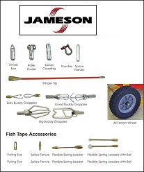 Jameson Accessories for Detectable Duct Rodder and Non Detectable Duct Rodder